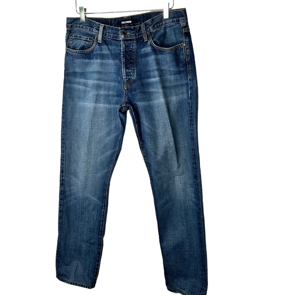 BALDWIN The Reed Straight Jeans Mens in Silverton 32/30 - Picture 2 of 9